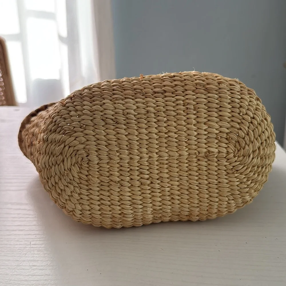 Handcrafted Straw Tote Bag